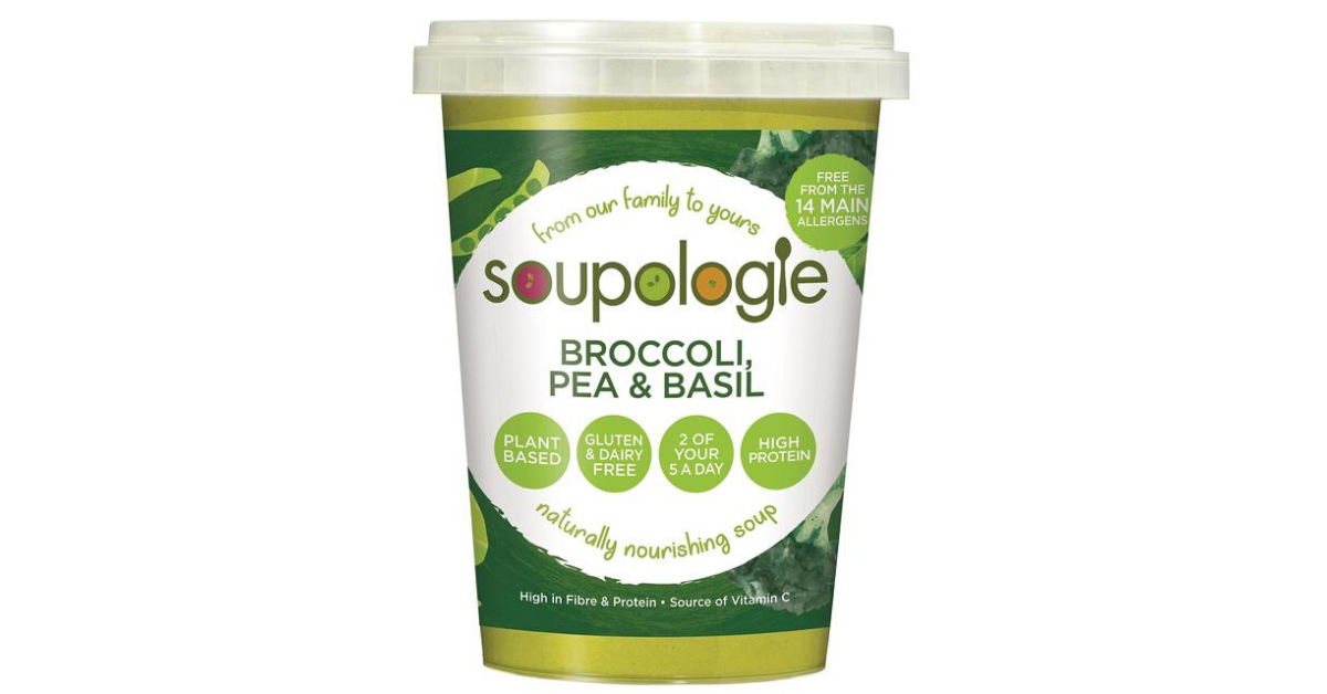Broccoli, Pea and Basil soup