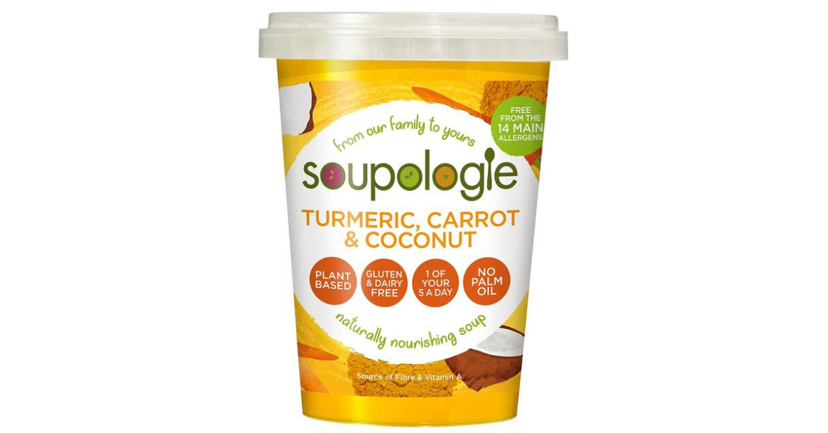 Turmeric, Carrot and Coconut soup by Soupologie