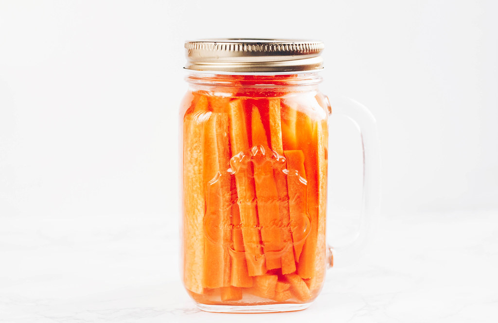carrots in water